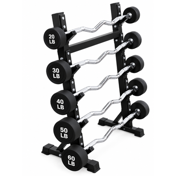 20-60 lb Curl Barbells with Rack