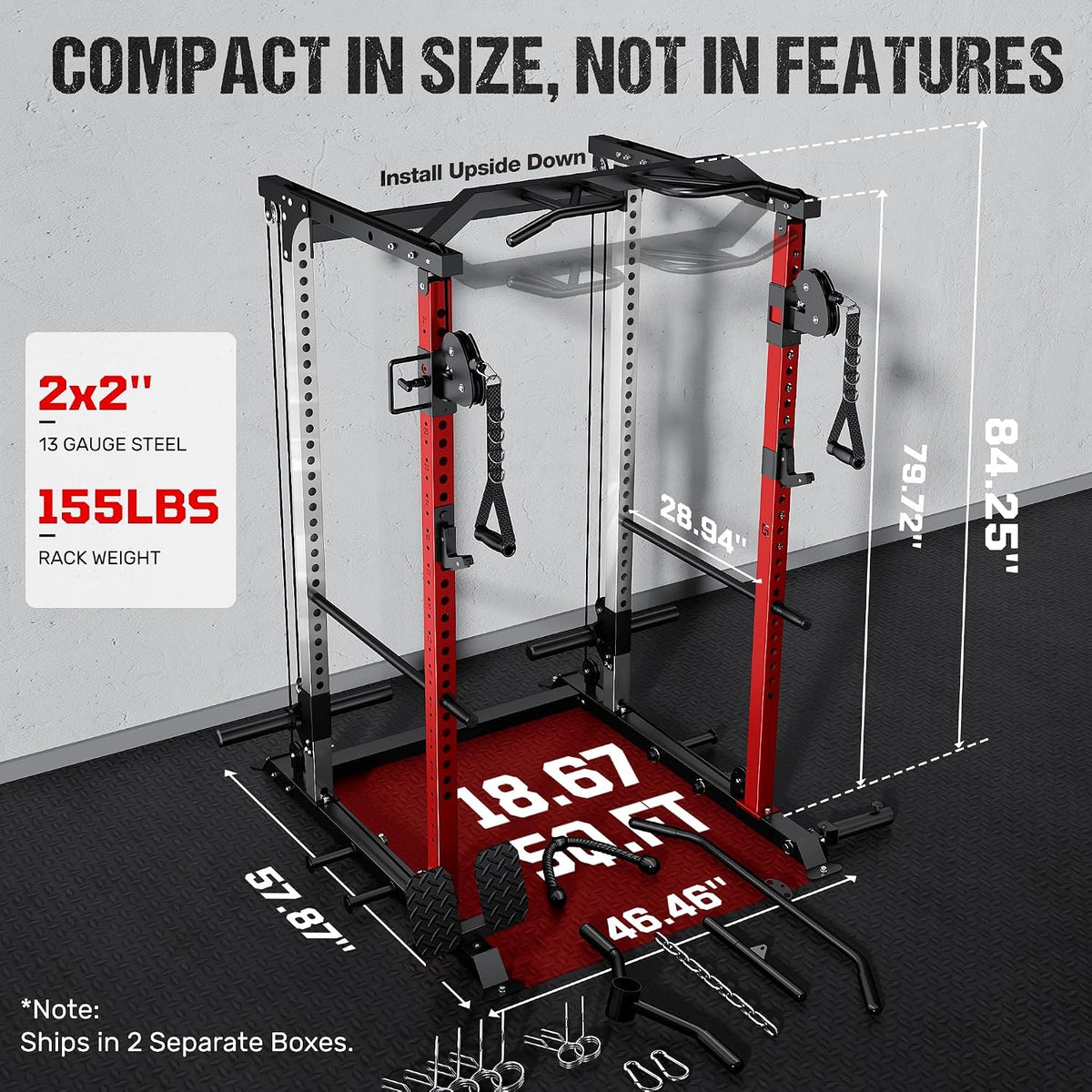 Power Cage with Cable Crossover view 6
