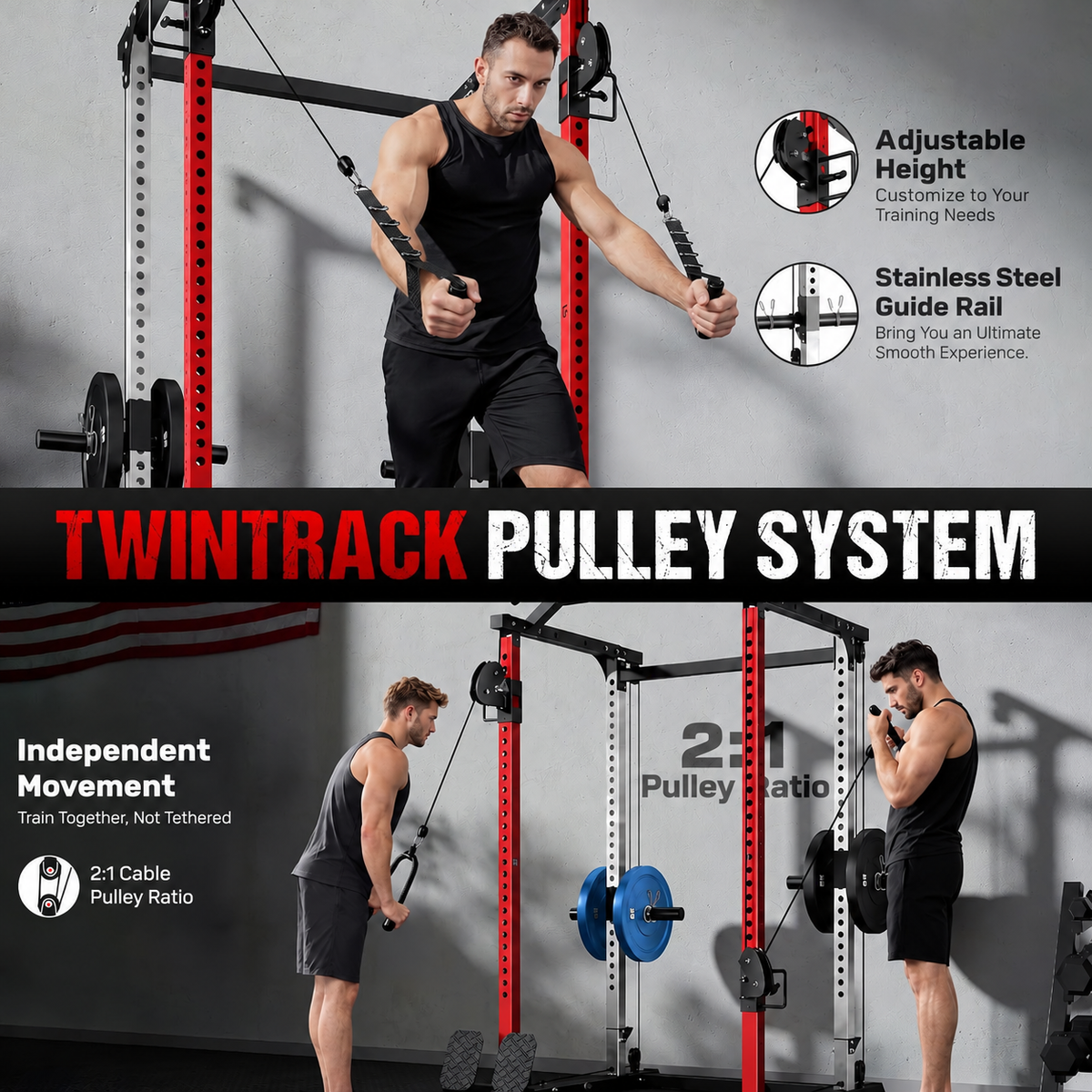 Power Cage with Cable Crossover view 2