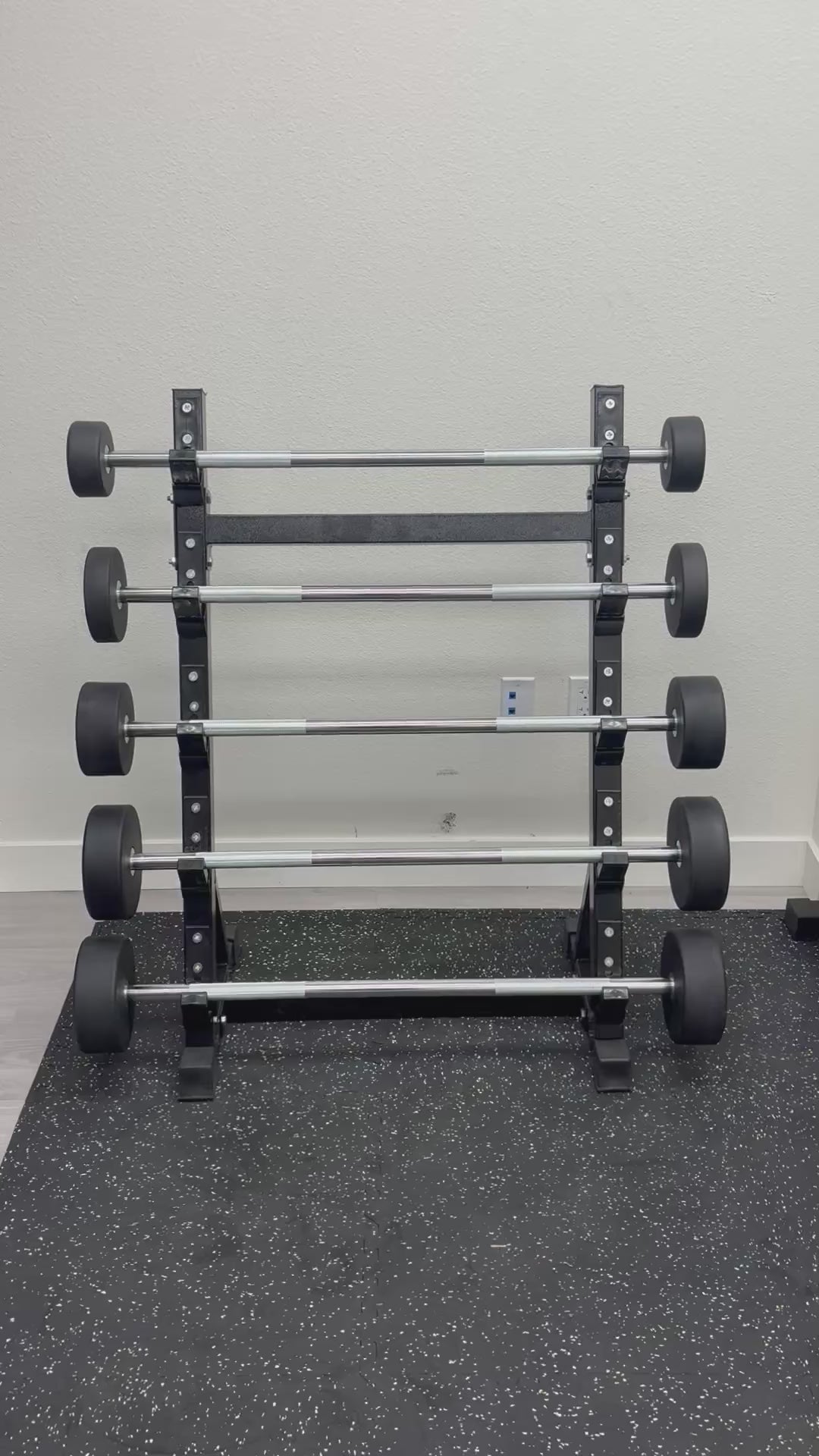 20-60 lb Straight Barbells with Rack video
